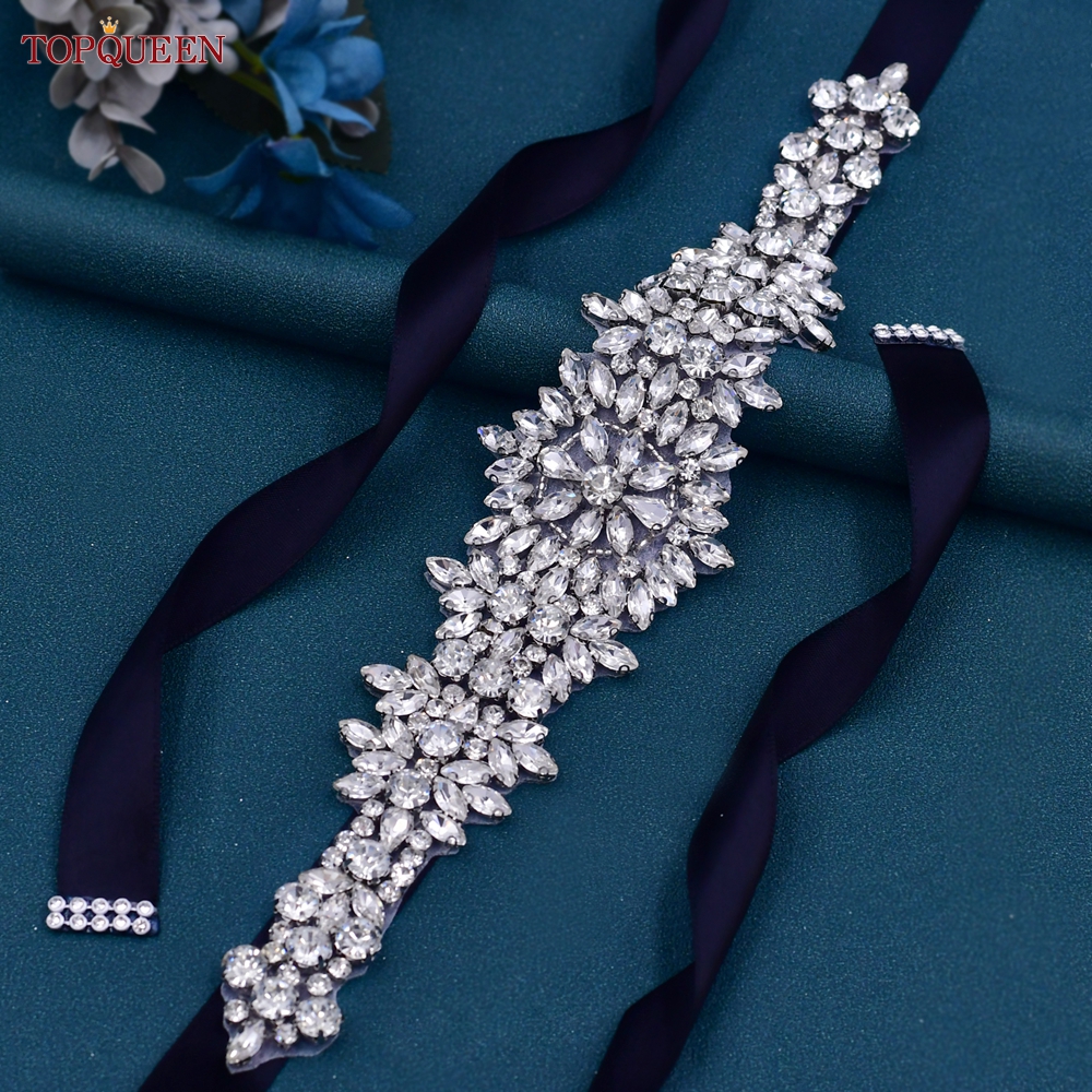 TOPQUEEN S319 Rhinestones Wedd - Bridal Sash Ribbon incelemesi ve fiyatı
