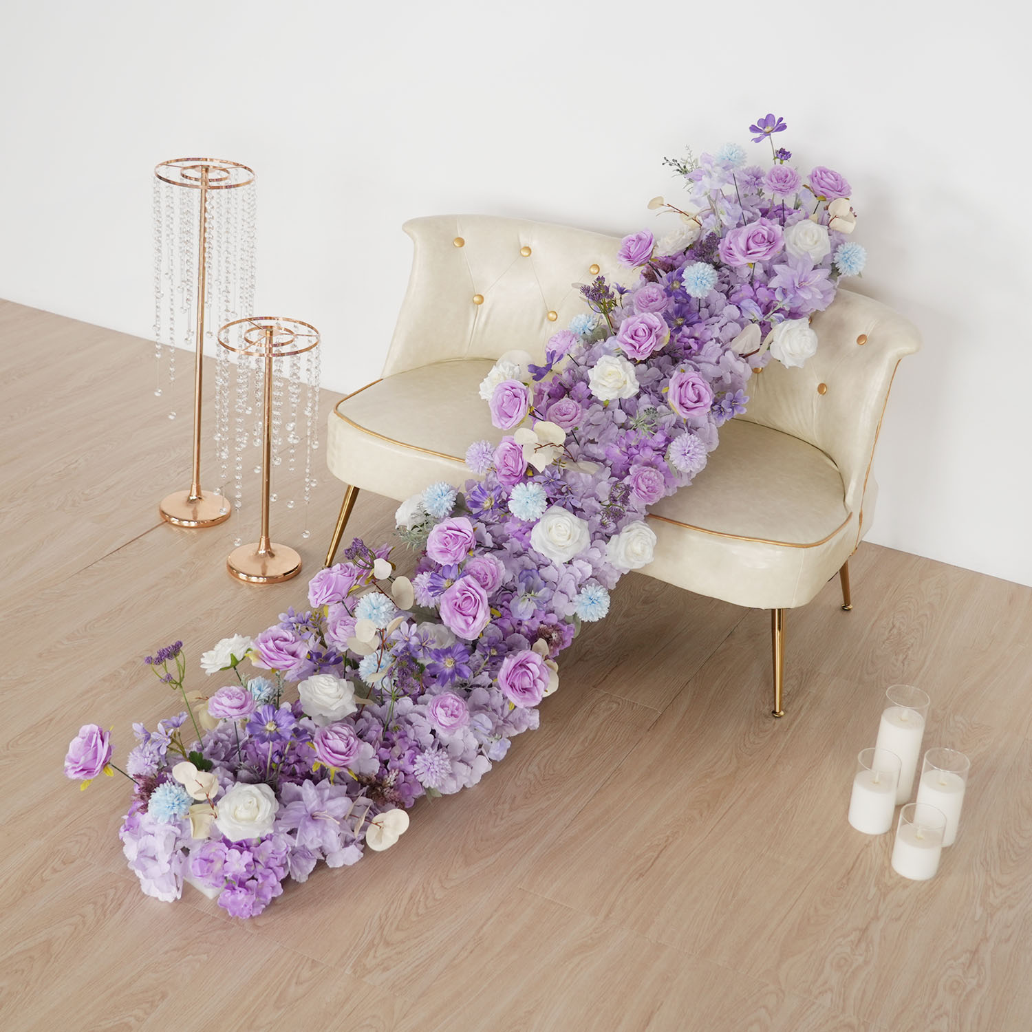 Uflower Purple Artificial Flow - Wedding Arch Flower incelemesi ve fiyatı