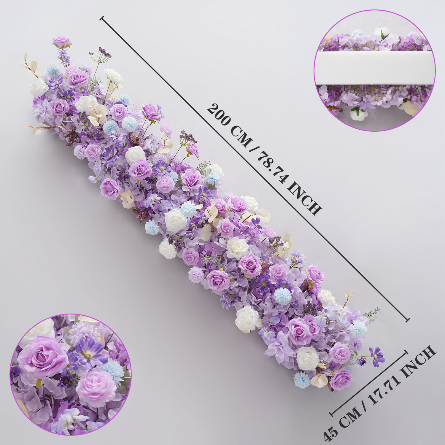 Uflower Purple Artificial Flow - Wedding Arch Flower incelemesi ve fiyatı