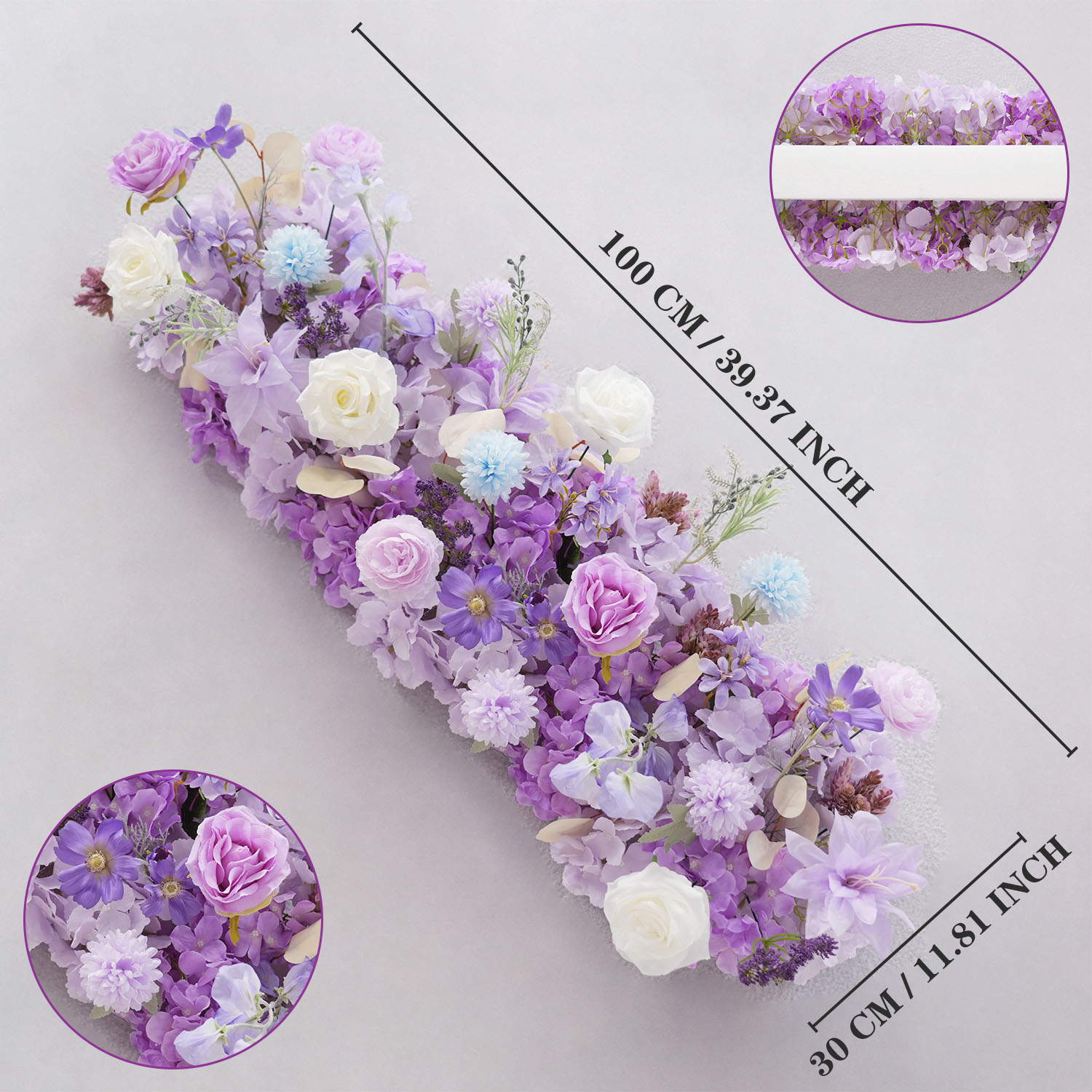 Uflower Purple Artificial Flow - Wedding Arch Flower incelemesi ve fiyatı