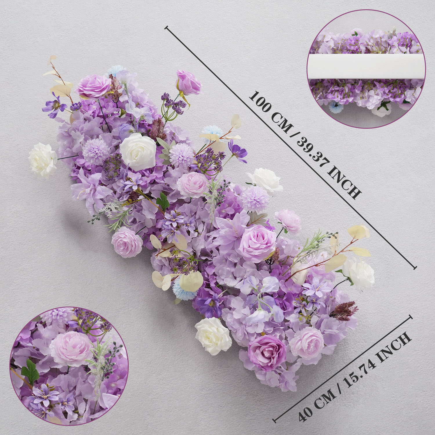 Uflower Purple Artificial Flow - Wedding Arch Flower incelemesi ve fiyatı