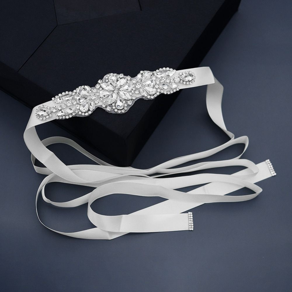 Sweet Silver Wedding Rhineston - Bridal Sash Ribbon incelemesi ve fiyatı