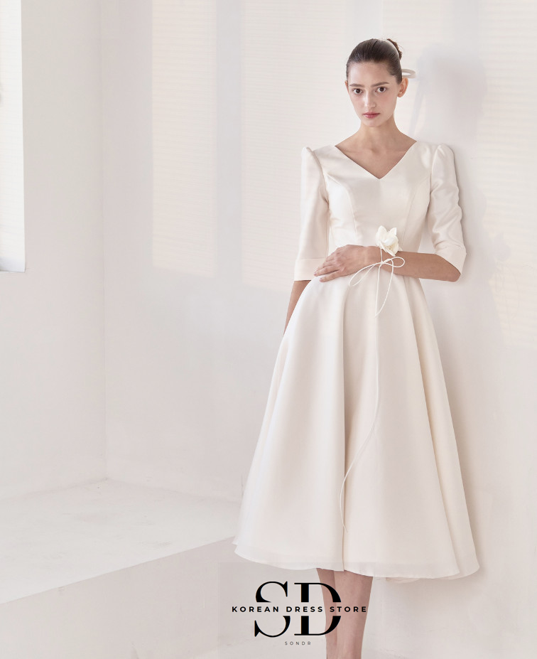 Sondr V-Neck Satin Half Sleeve - Wedding Qq incelemesi ve fiyatı