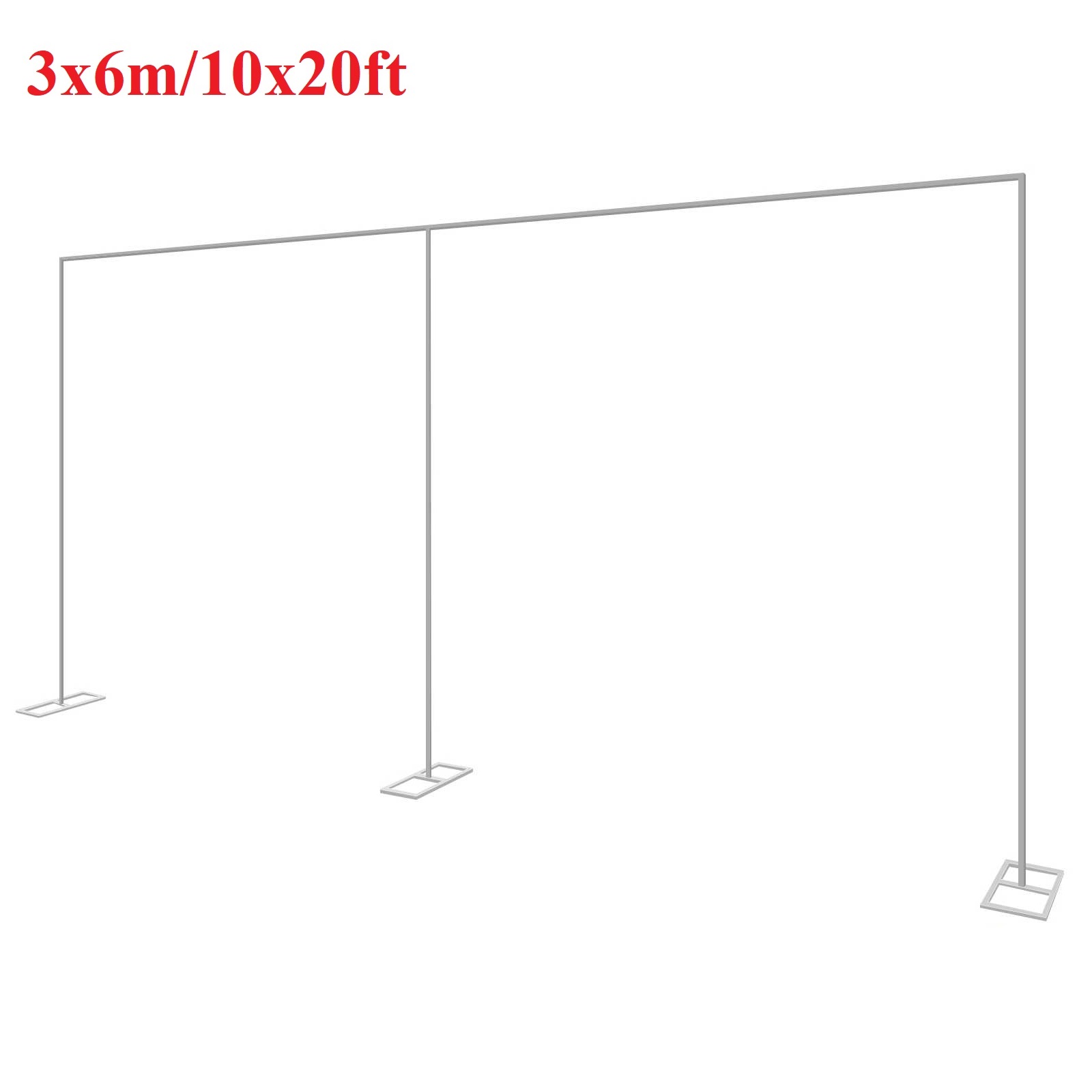 3x6m/10x20ft Metal Wedding Arc - Wedding Balloon Arch incelemesi ve fiyatı