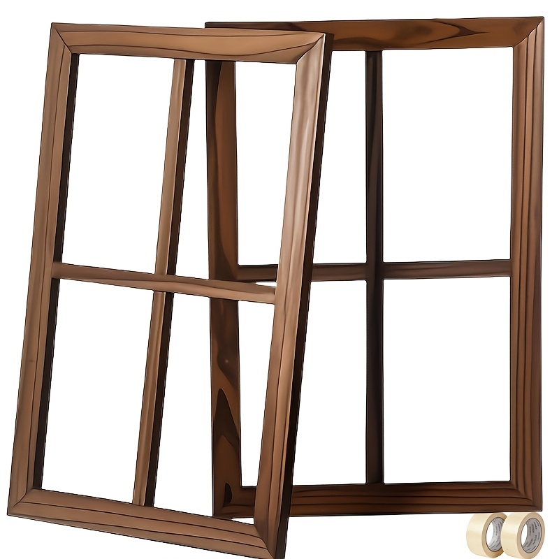 2pcs Rustic Wooden Window Fram - Wedding Tap incelemesi ve fiyatı