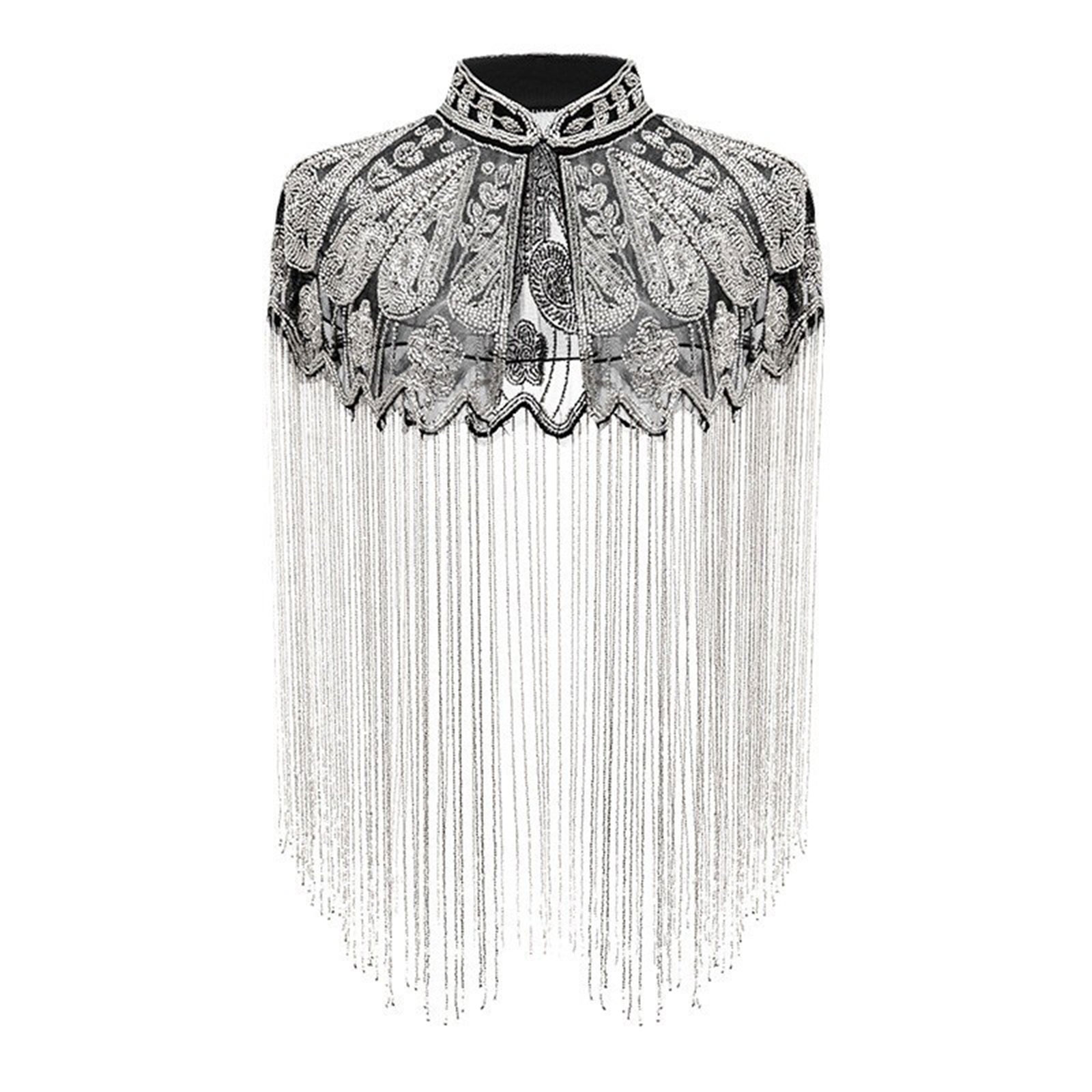 Sequins Beaded Evening Cape Wo - Wedding Dress Supply incelemesi ve fiyatı