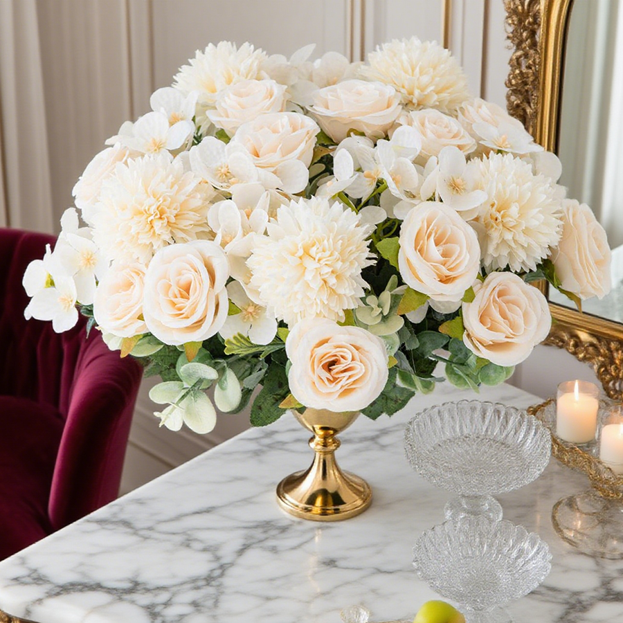 1/4pcs Artificial Flower Rose  - Wedding Arch Flower incelemesi ve fiyatı