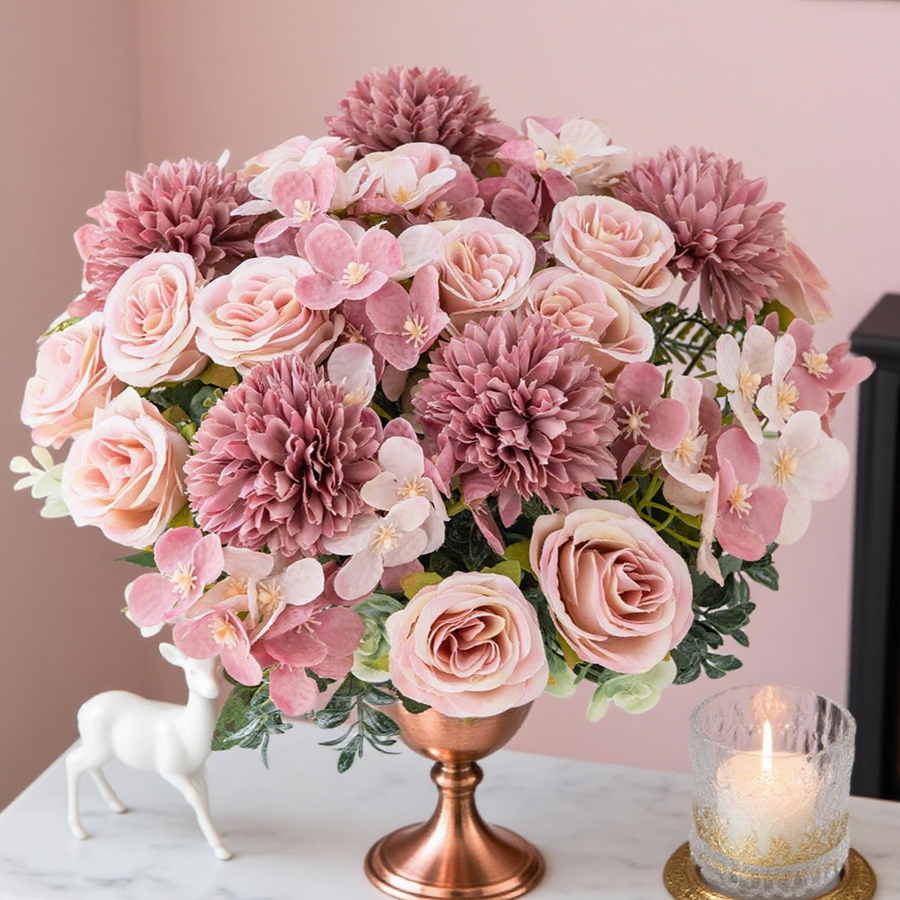 1/4pcs Artificial Flower Rose  - Wedding Arch Flower incelemesi ve fiyatı