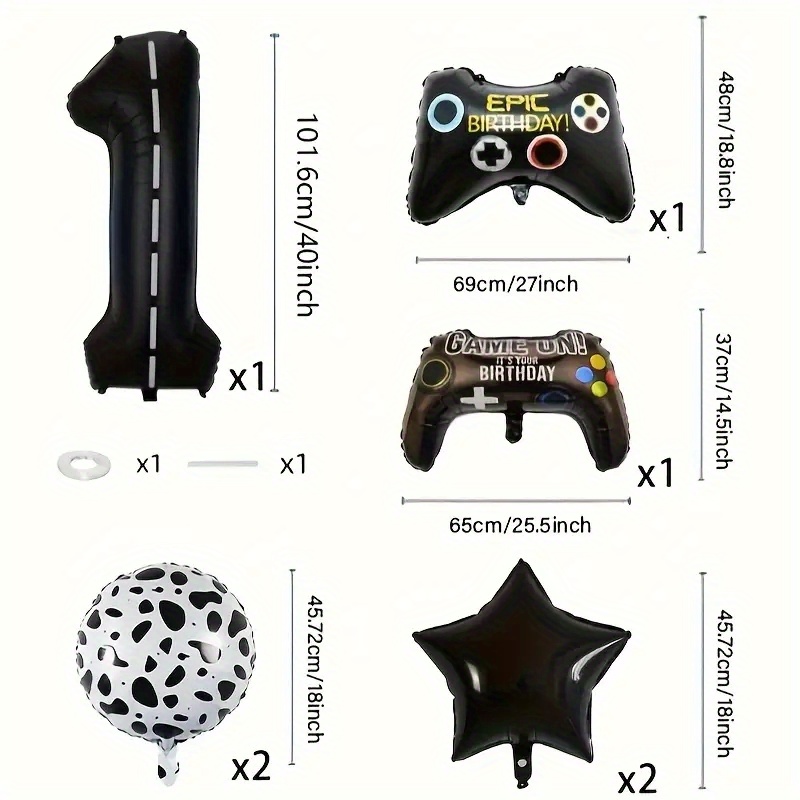 9pcs Gamepad Balloons Game on  - Wedding Supply Online incelemesi ve fiyatı