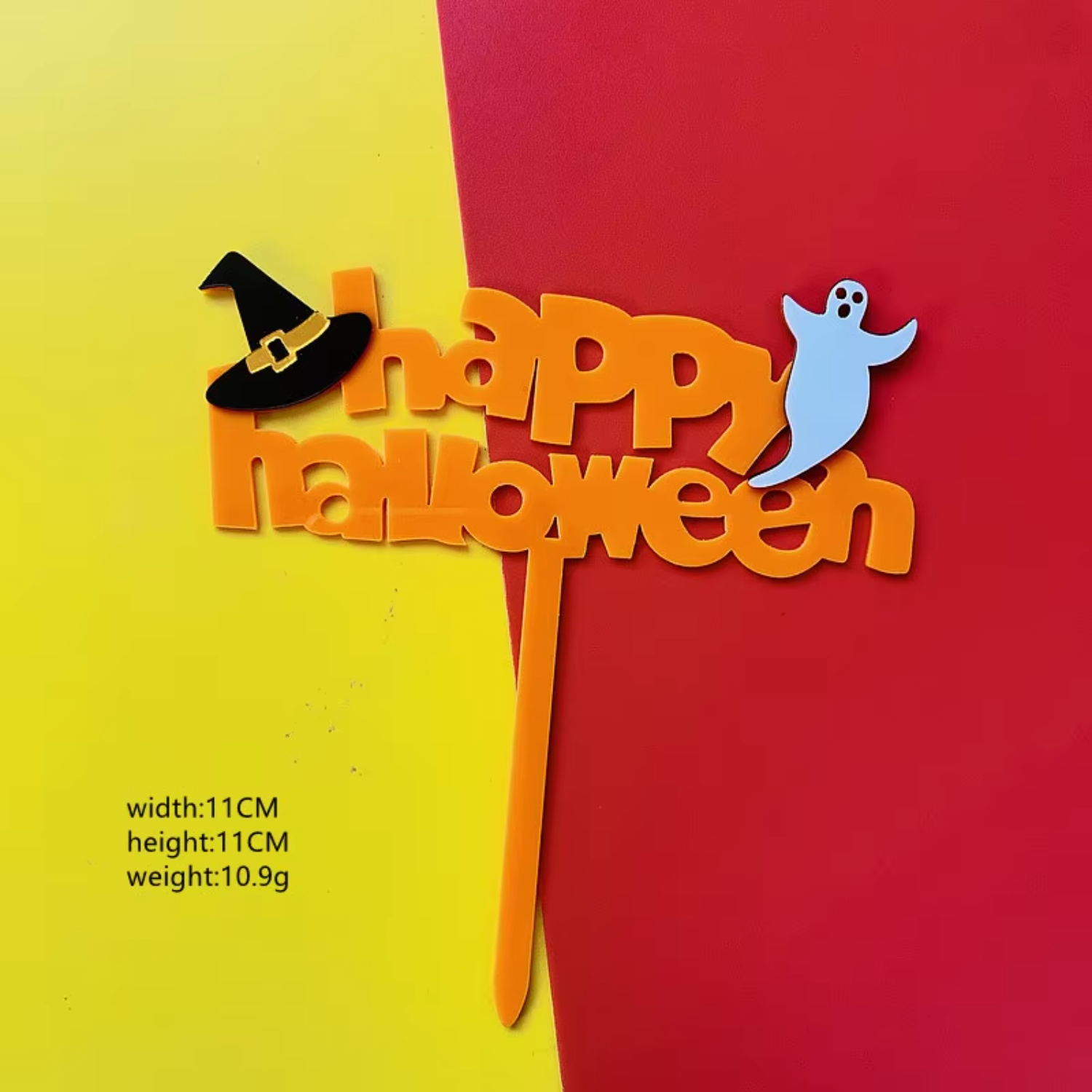 Happy Halloween Acrylic Cake T - Wedding Supply Factory incelemesi ve fiyatı