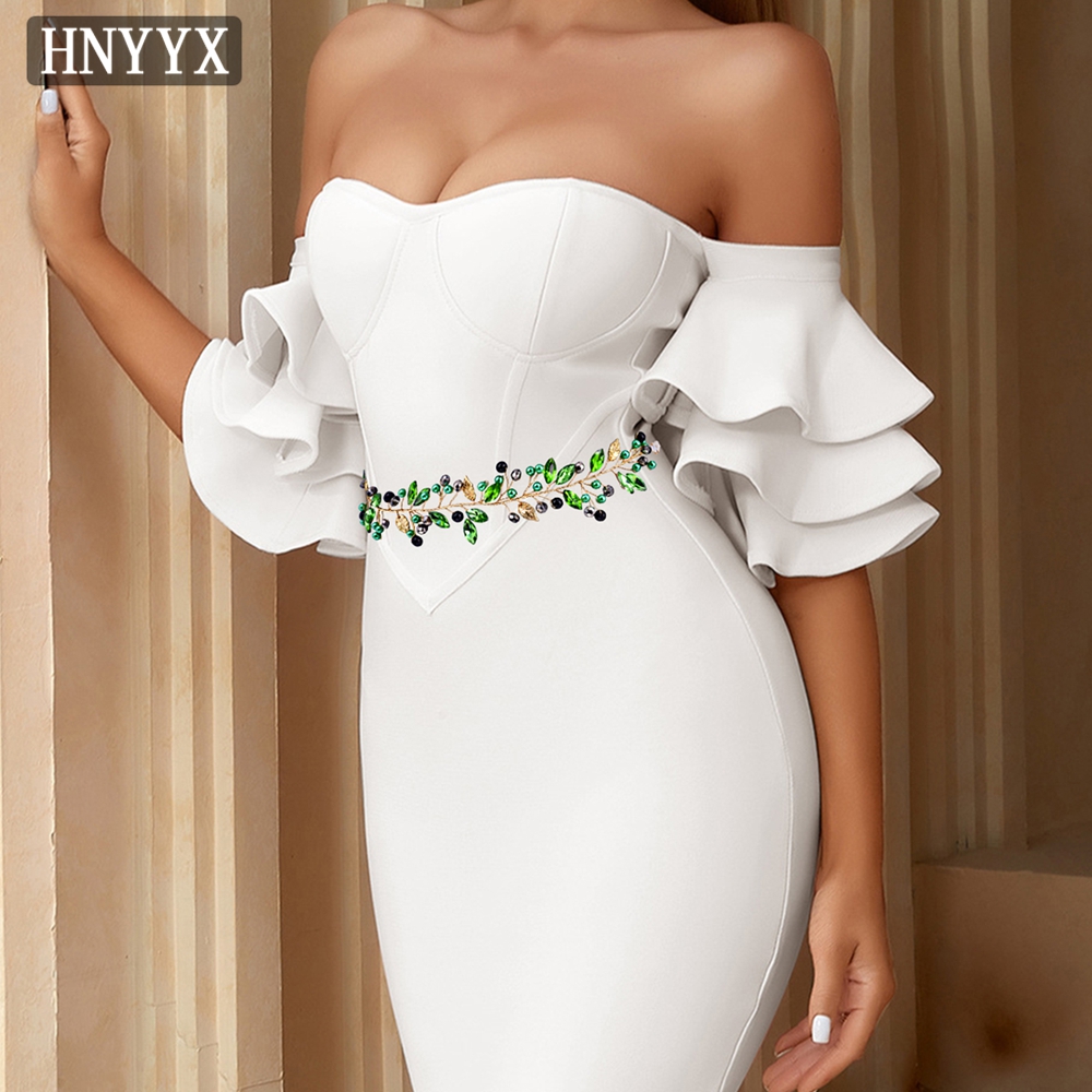 HNYYX Green Bling Rhinestone B - Bridal Sash Ribbon incelemesi ve fiyatı