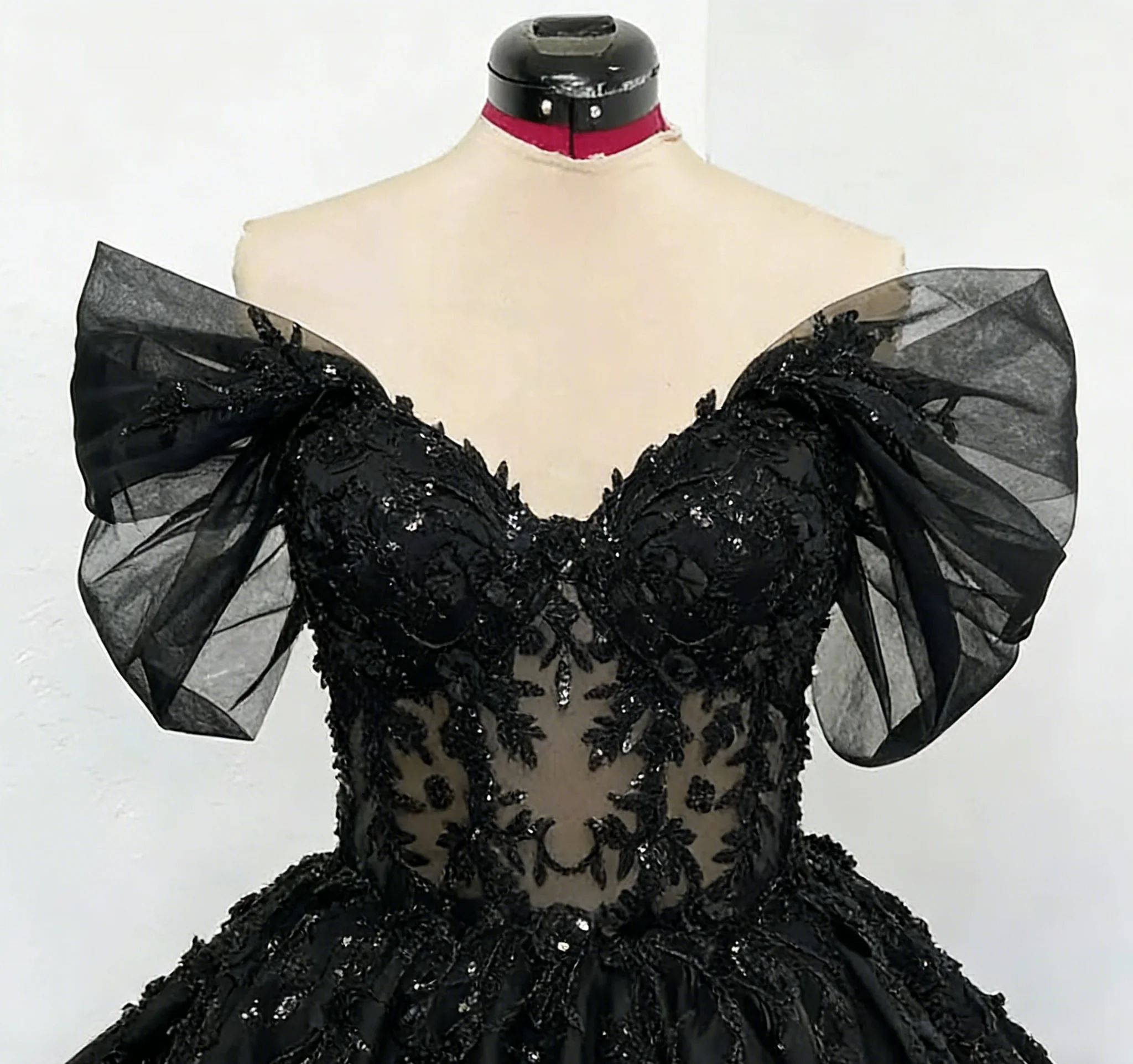 Customized Off Shoulder Black  - Bridal Sash Ribbon incelemesi ve fiyatı