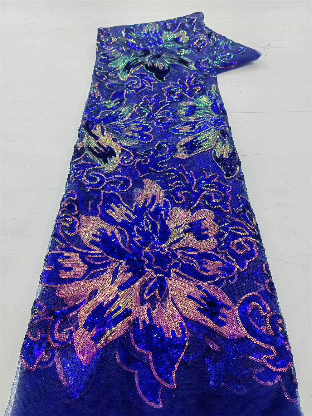 African Sequins Net Lace Fabri - Wedding Dress Supply incelemesi ve fiyatı