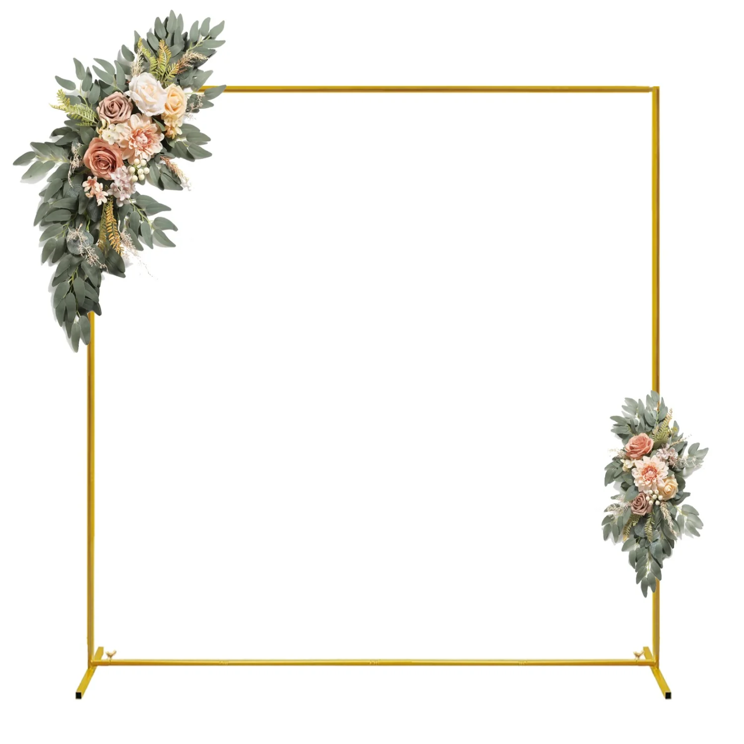 Gold Wedding Arches Square Bac - Wedding Balloon Arch incelemesi ve fiyatı